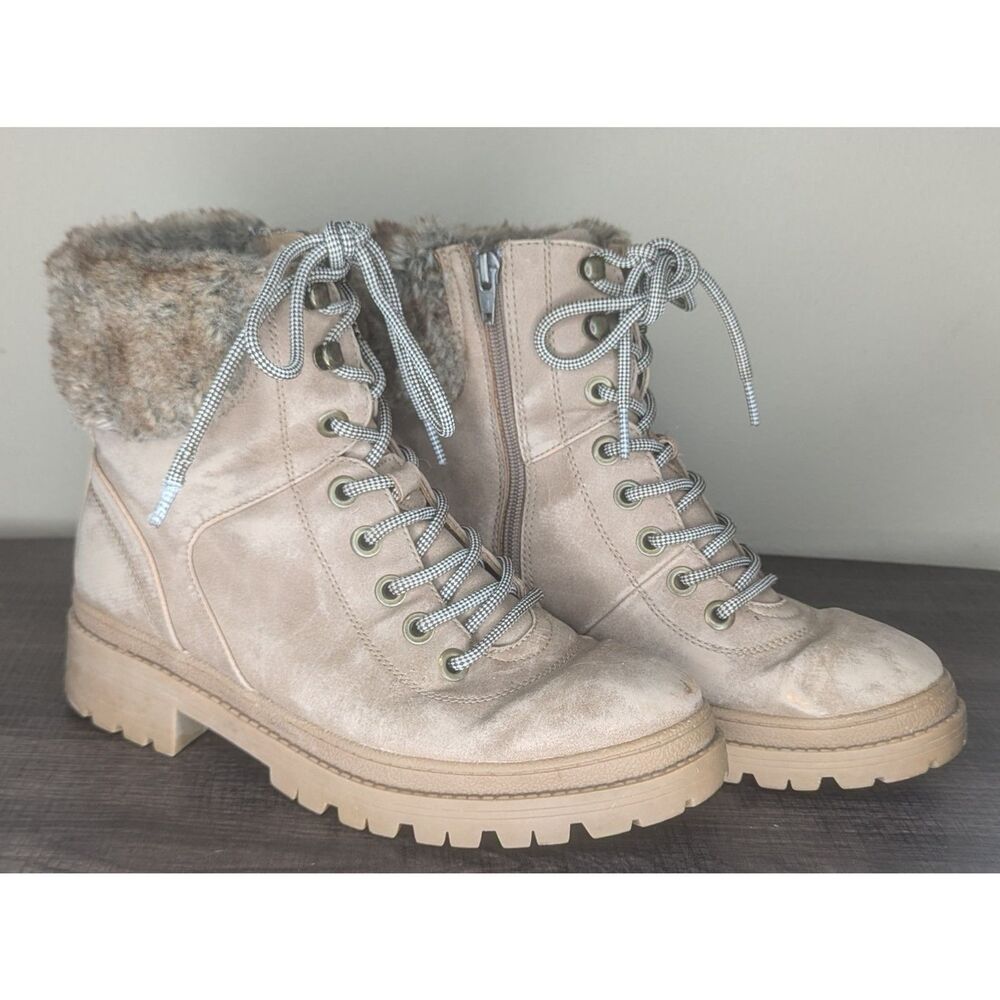 Target Women's Brown and Tan Boots Size 9